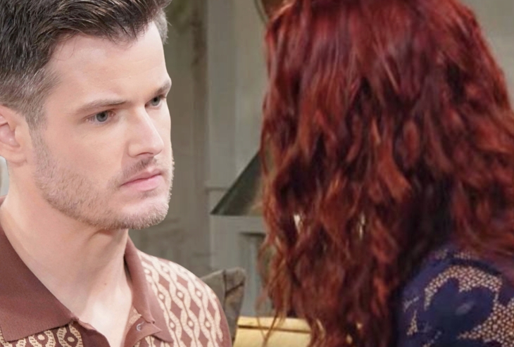 The Young and The Restless: Sally Spectra (Courtney Hope) and Kyle Abbott (Michael Mealor)