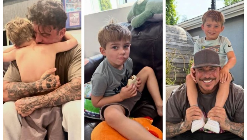 Jax and Cruz on Autism Awareness Day - Instagram