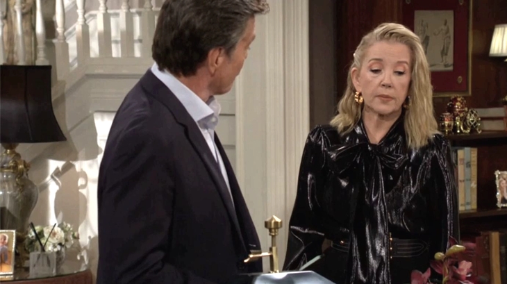 The Young and The Restless: Jack Abbott (Peter Bergman) and Nikki Newman (Melody Thomas Scott)