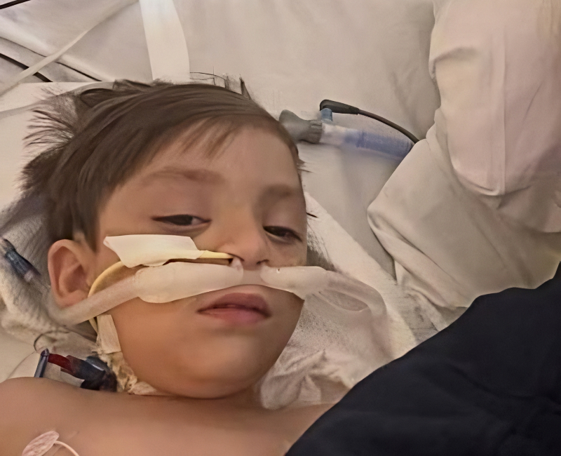 Little Gokhan had a scary medical emergency - @annamcampisi - Instagram 1