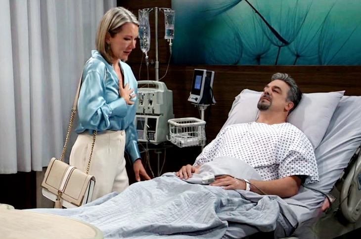 General Hospital: Nina Reeves (Cynthia Watros) and devious Jack Brennan (Chris L. McKenna)
