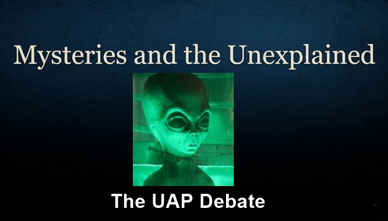The UFO, UAP Debate - via Sky News.com au