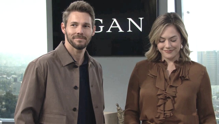 The Bold and The Beautiful: Liam Spencer (Scott Clifton) and Hope Logan (Annika Noelle)