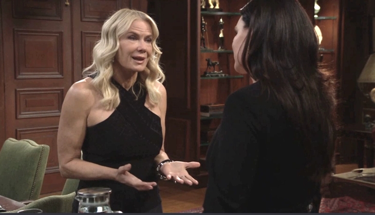 The Bold and The Beautiful: Katie Logan (Heather Tom) and Brooke Logan (Katherine Kelly Lang)