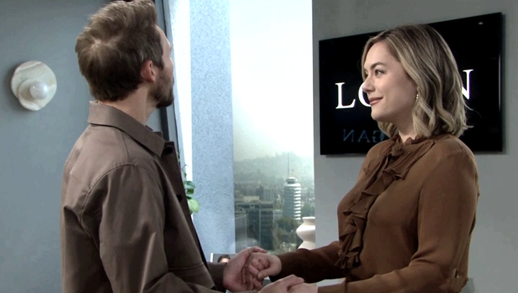 The Bold and The Beautiful: Liam Spencer (Scott Clifton) and Hope Logan (Annika Noelle)