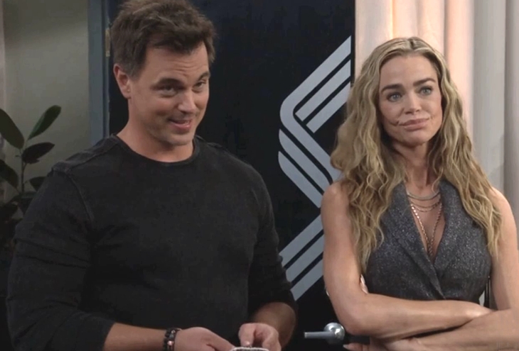 The Bold and The Beautiful: Shauna Fulton (Denise Richards) and Wyatt Spencer (Darin Brooks)