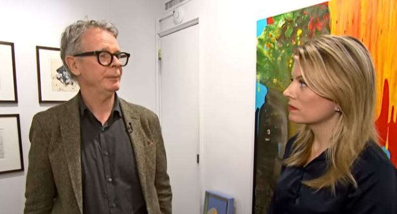 David Nolan Praises Banana Art - Inside Edition - YouTube