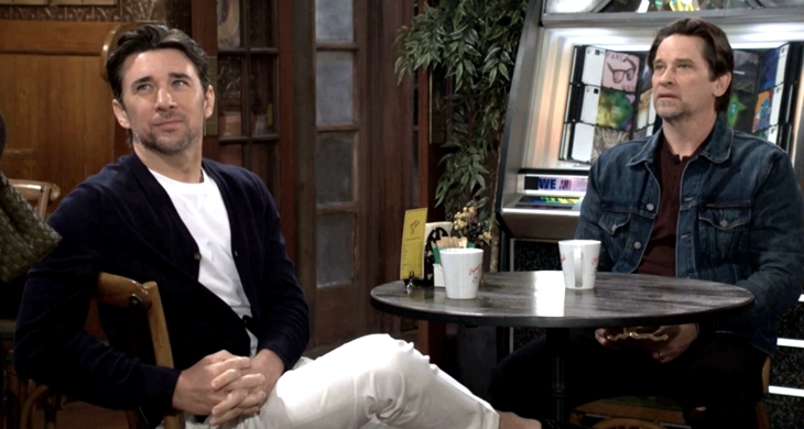 The Young and The Restless: Cane Ashby (Billy Flynn) and Matt Clark (Roger Howarth)