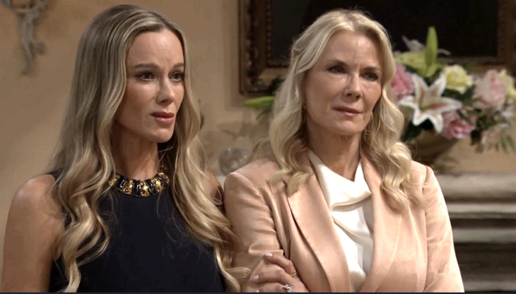 The Bold and The Beautiful: Brooke Logan Forrester (Katherine Kelly Lang) and Donna Logan (Jennifer Gareis)