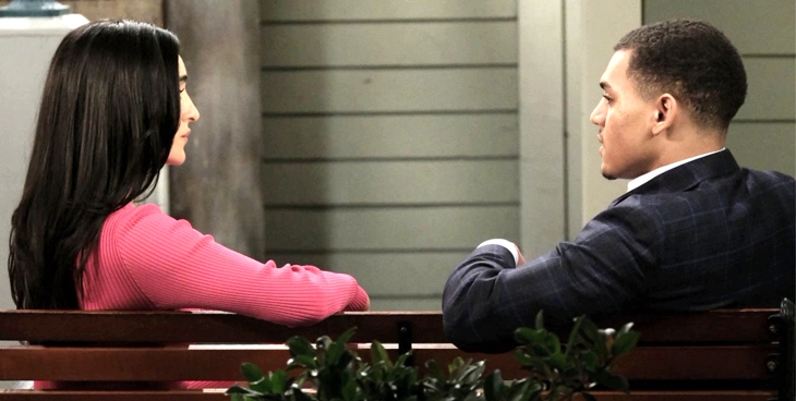 Days Of Our Lives: Theo Carver (Tyler Joseph Andrews) and Gabi Hernandez (Camila Banus)