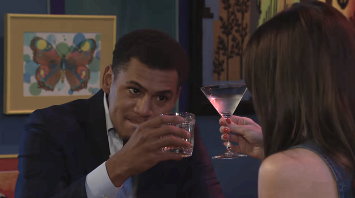 Days of Our Lives: Theo Carver (Tyler Joseph Andrews) and Stephanie Johnson (Abigail Klein)