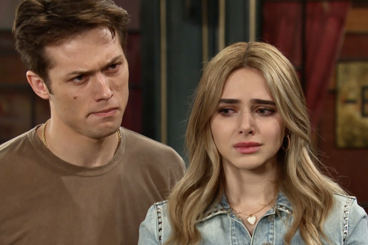 Days Of Our Lives: Holly Jonas (Ashley Puzemis) and Tate Black (Leo Howard)