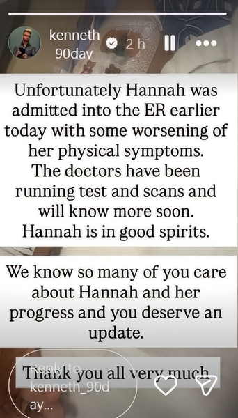 Update about Hannah by Kenneth - Instagram Stories